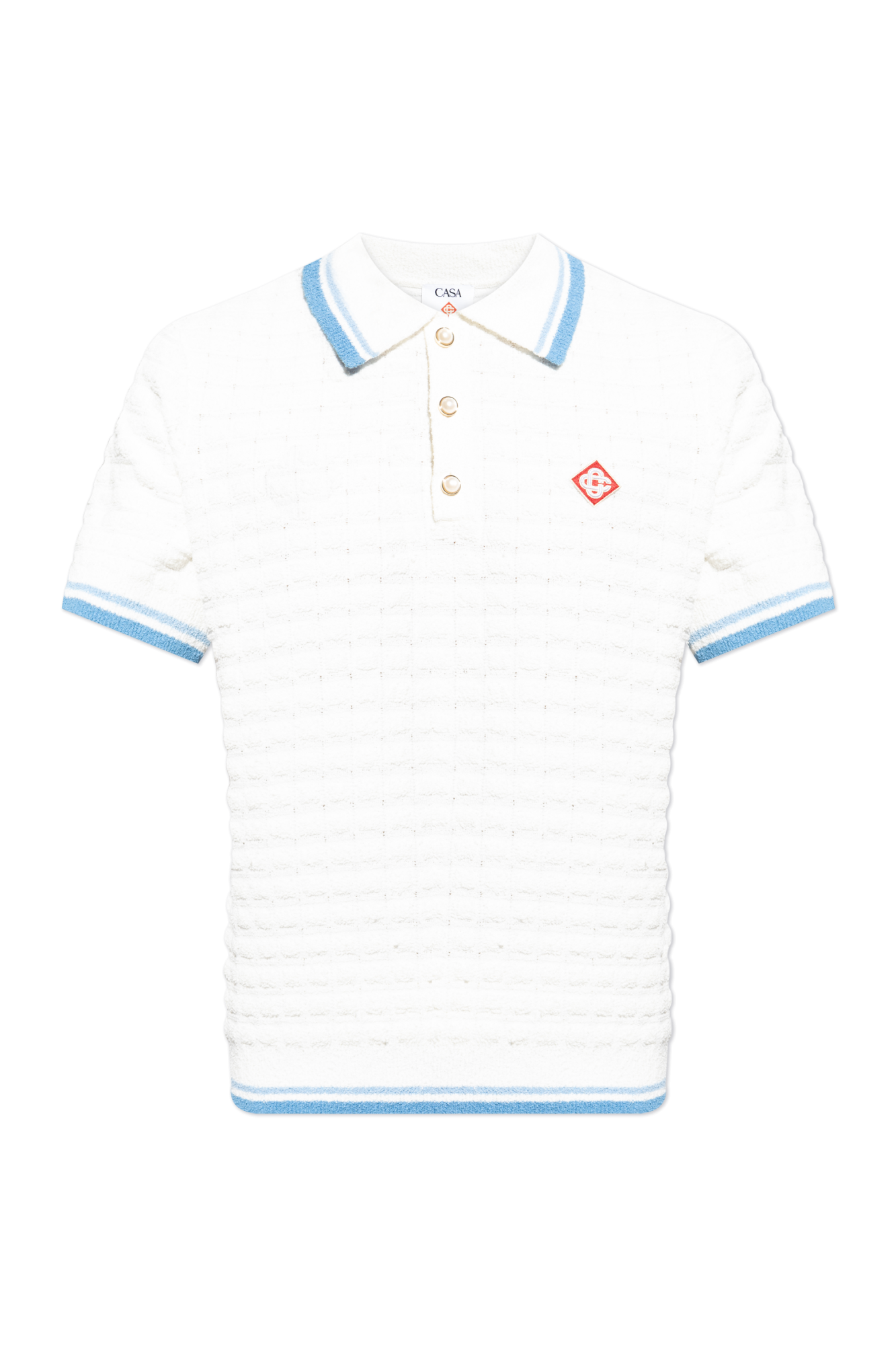White Polo with logo Casablanca - Vitkac Canada